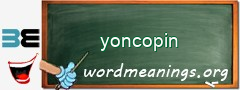WordMeaning blackboard for yoncopin